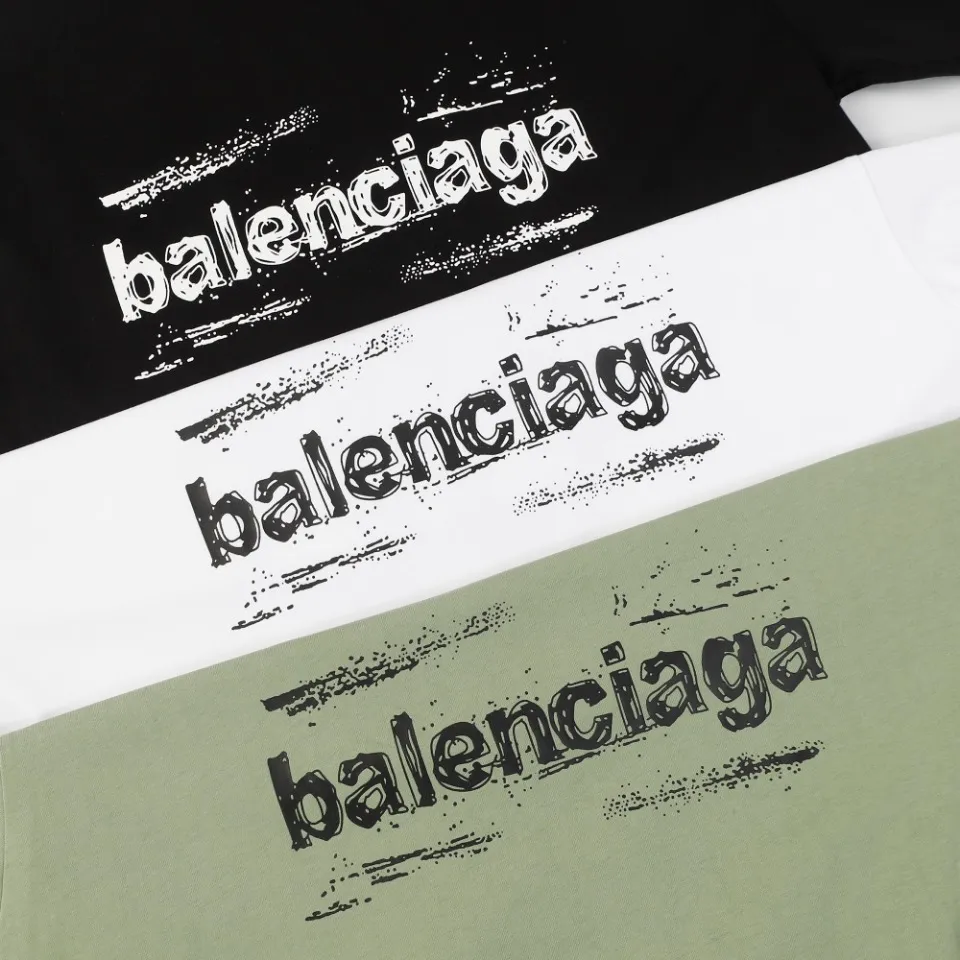 BALENCIAGA T ：Black White Sizes：XS S M L 300 Os Same Style 【AJ 5191】